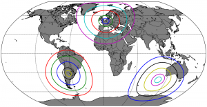 Matplotlib Basemap Tutorial 09: Drawing Circles